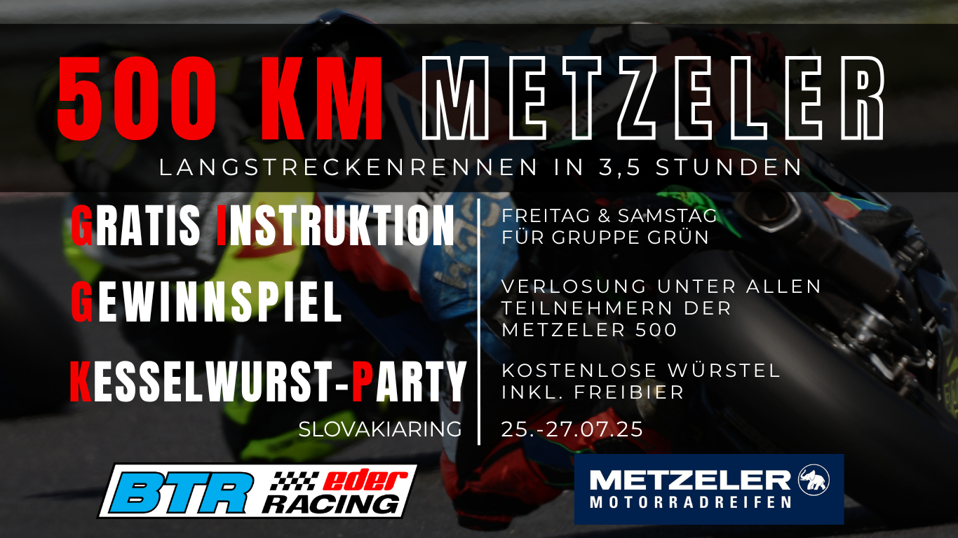 B5 SLOVAKIARING 500 KM METZELER LANGSTRECKE