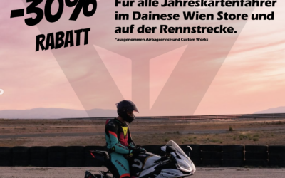 Rabatt -30% von Dainese Wien